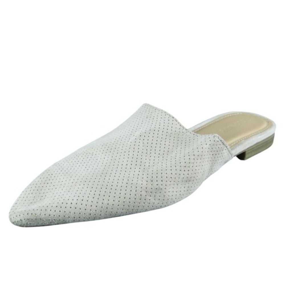 Old Navy  Women Mules Shoes Size 7 Medium Gray Fabric Slip‎ On